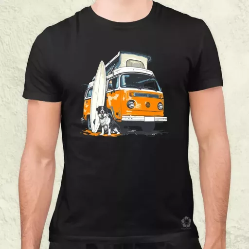 Campervan vibe v6 férfi póló