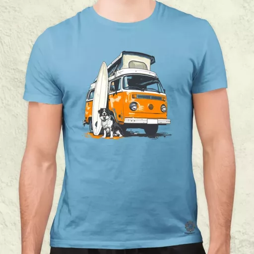 Campervan vibe v6 férfi póló