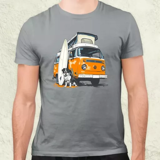 Campervan vibe v6 férfi póló