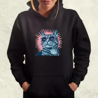 Barokk punk cica v8 női pulóver