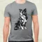 Border collie rajz v6 férfi póló