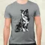 Border collie rajz v6 férfi póló