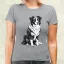 Border collie rajz v7 női póló