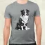 Border collie rajz v7 férfi póló