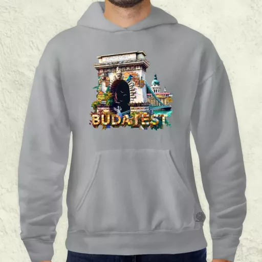 Budapest absztrakt v16 férfi pulóver