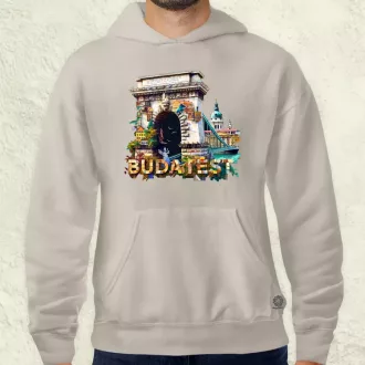 Budapest absztrakt v16 férfi pulóver