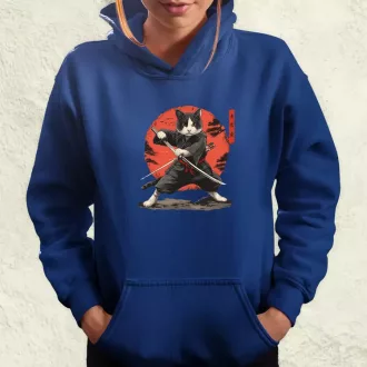 Ninja macska v2 női pulóver