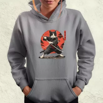 Ninja macska v2 női pulóver