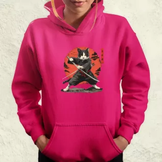Ninja macska v2 női pulóver