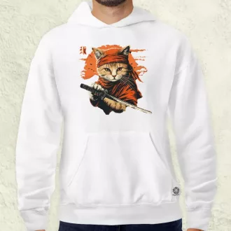 Ninja macska v4 férfi pulóver