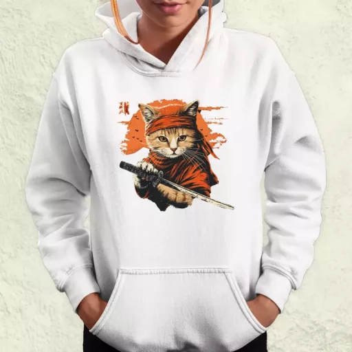 Ninja macska v4 női pulóver