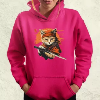 Ninja macska v4 női pulóver