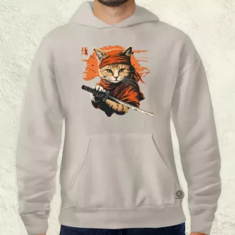 Ninja macska v4 férfi pulóver
