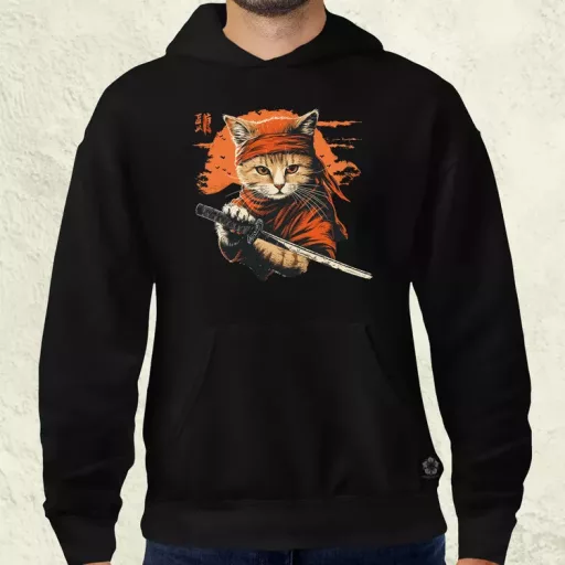 Ninja macska v4 férfi pulóver