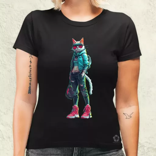 Valorant art macska v1 női póló