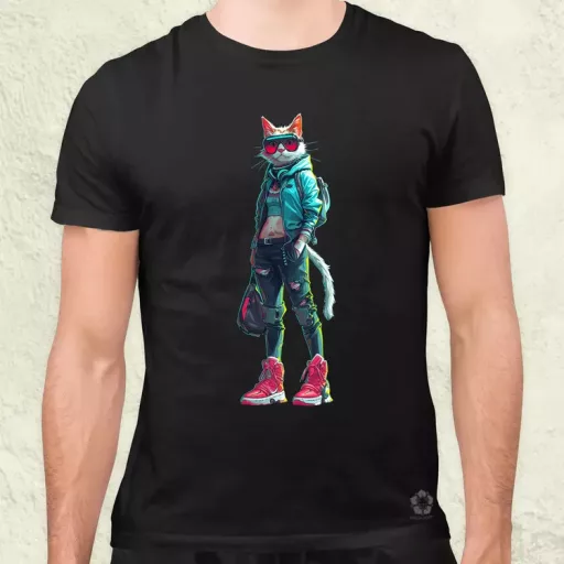 Valorant art macska v1 férfi póló