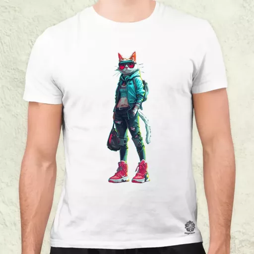 Valorant art macska v1 férfi póló