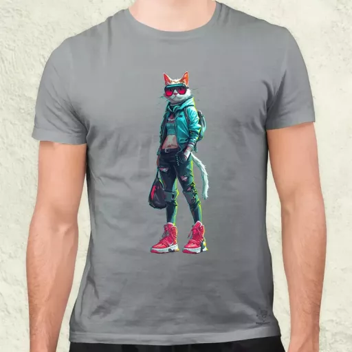 Valorant art macska v1 férfi póló
