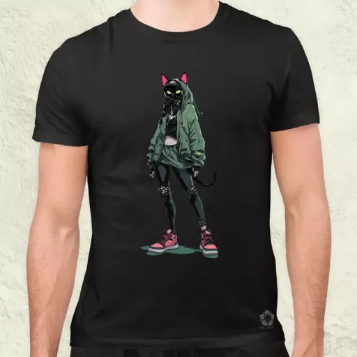Valorant art macska v3 férfi póló