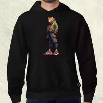 Valorant art oroszlán v1 férfi pulóver