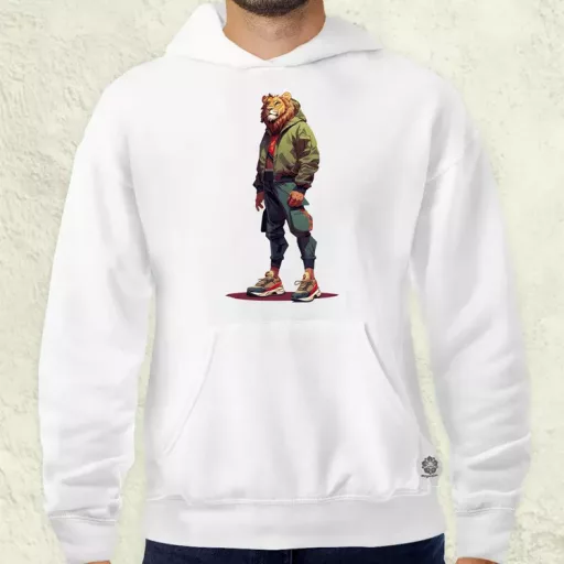 Valorant art oroszlán v1 férfi pulóver
