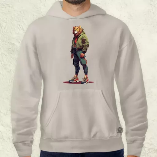 Valorant art oroszlán v1 férfi pulóver