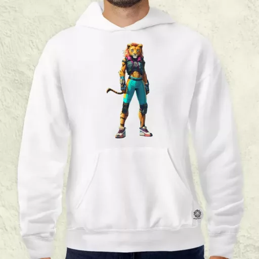Valorant art oroszlán v2 férfi pulóver