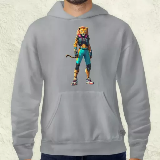 Valorant art oroszlán v2 férfi pulóver