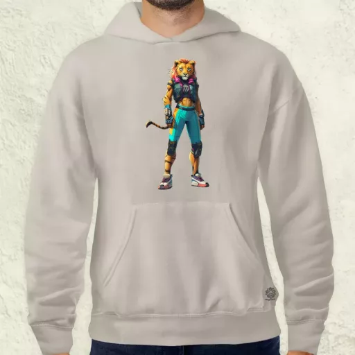 Valorant art oroszlán v2 férfi pulóver