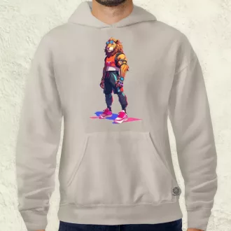 Valorant art oroszlán v3 férfi pulóver