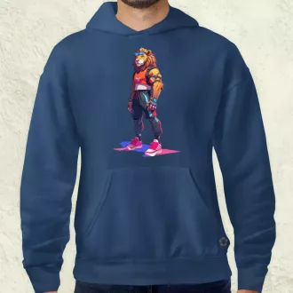 Valorant art oroszlán v3 férfi pulóver