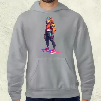 Valorant art oroszlán v3 férfi pulóver