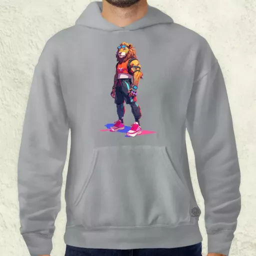 Valorant art oroszlán v3 férfi pulóver