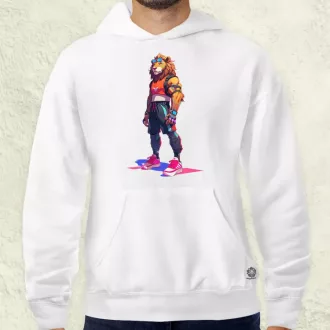 Valorant art oroszlán v3 férfi pulóver