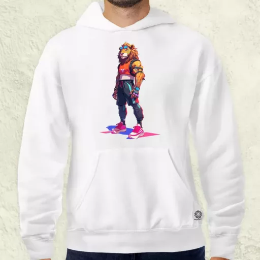 Valorant art oroszlán v3 férfi pulóver