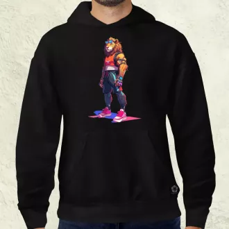 Valorant art oroszlán v3 férfi pulóver