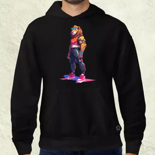 Valorant art oroszlán v3 férfi pulóver