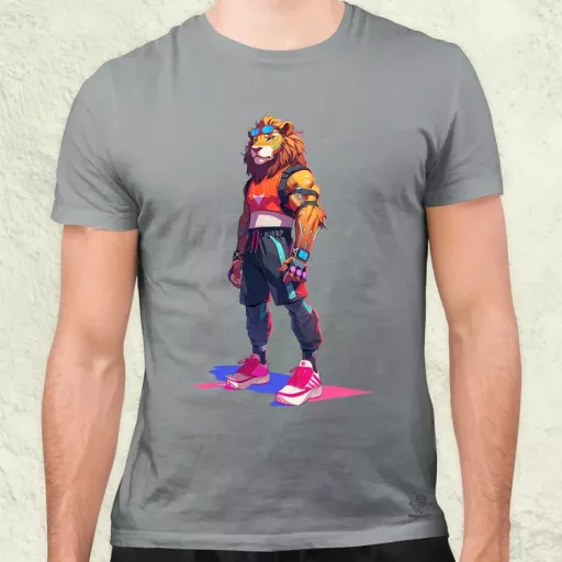 Valorant art oroszlán v3 férfi póló