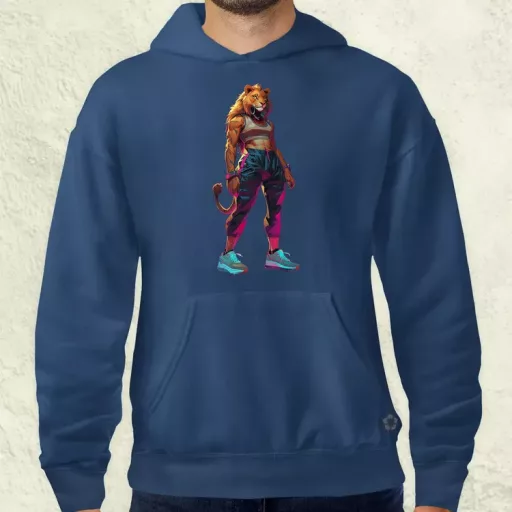 Valorant art oroszlán v4 férfi pulóver