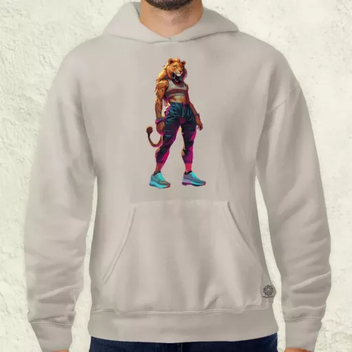 Valorant art oroszlán v4 férfi pulóver