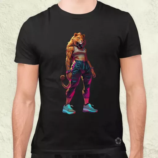 Valorant art oroszlán v4 férfi póló