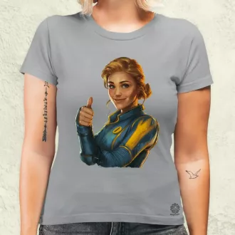 Fallout Lucy fanart v1 női póló