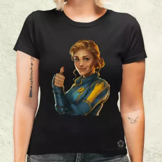 Fallout Lucy fanart v1 női póló