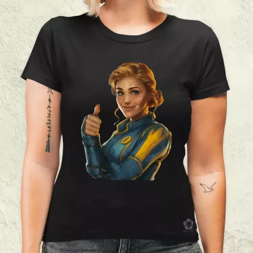 Fallout Lucy fanart v1 női póló