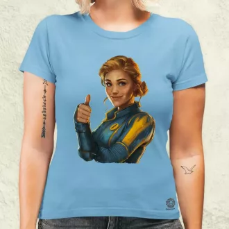 Fallout Lucy fanart v1 női póló