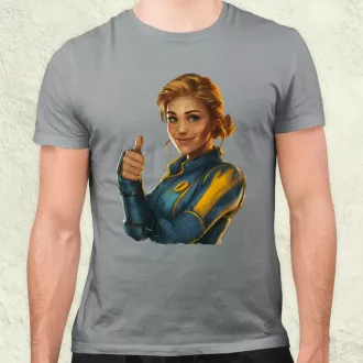 Fallout Lucy fanart v1 férfi póló