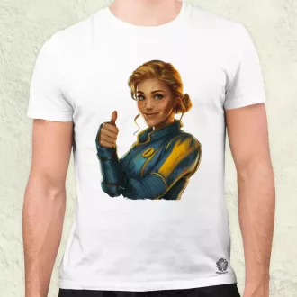 Fallout Lucy fanart v1 férfi póló