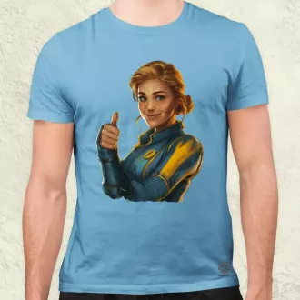 Fallout Lucy fanart v1 férfi póló