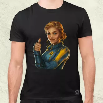 Fallout Lucy fanart v1 férfi póló