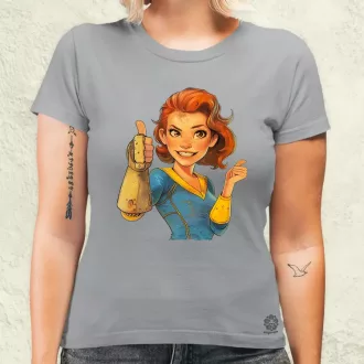 Fallout Lucy fanart v3 női póló